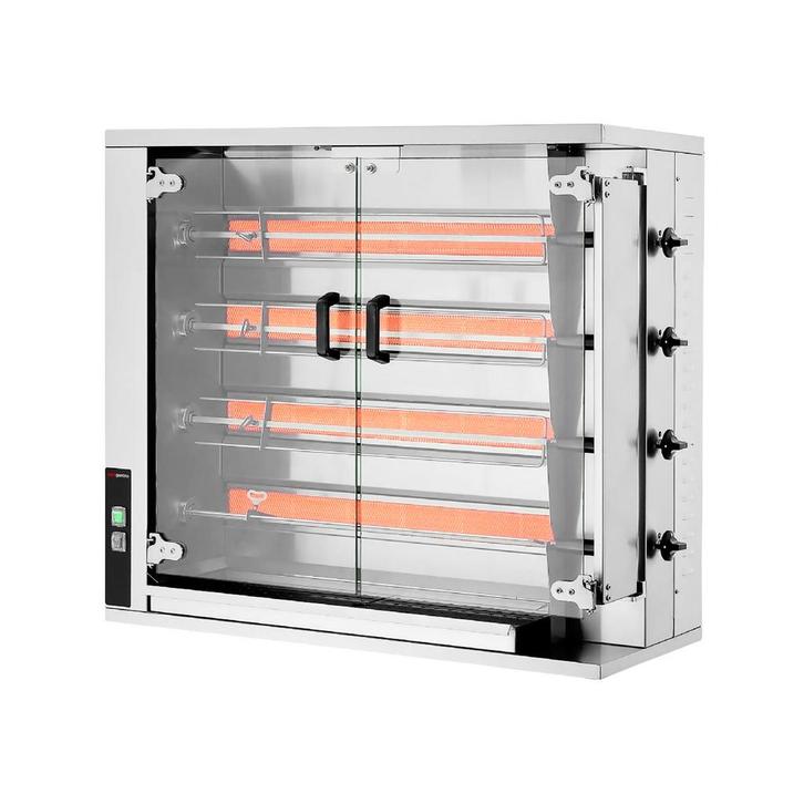 GGM Gastro | Gas kippengrill - 18,8kW - met 4 spiesen voor |, Zakelijke goederen, Horeca | Overige, Verzenden