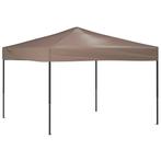 Partytent inklapbaar 3x3 m taupe (3x3 meter) (Partytenten), Verzenden, Nieuw, 2 meter of meer, Partytent