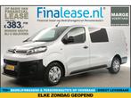 Citroën Jumpy 2.0 BlueHDI L3H1 Marge DC 5Pers Airco €383pm, Auto's, Citroën, Nieuw, Zilver of Grijs, Lease