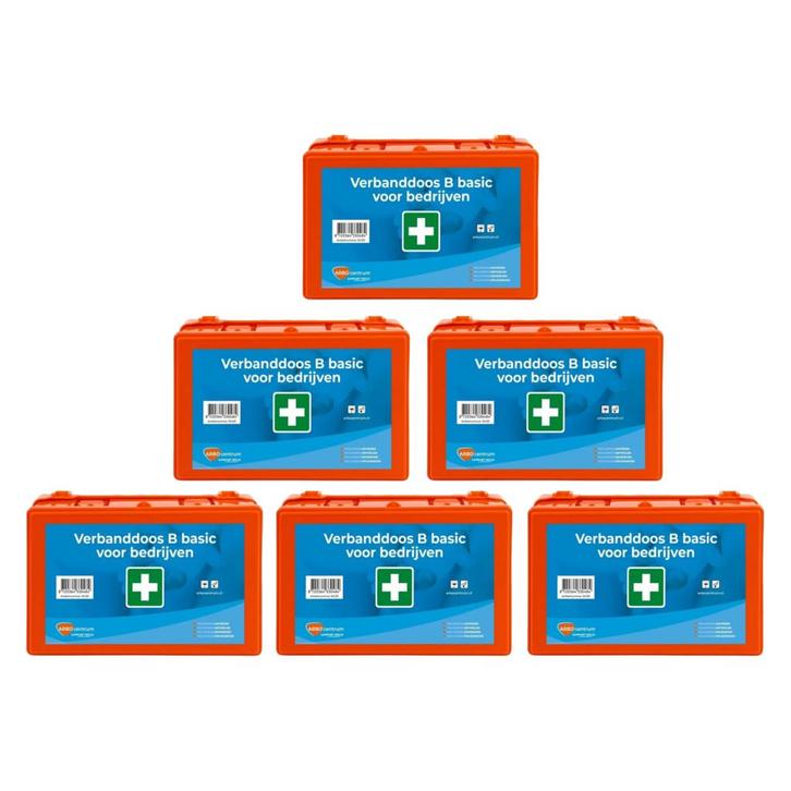 6-pack Verbanddoos B basic voor bedrijven, Diversen, Verpleegmiddelen, Verzenden