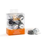 Cupcake Vormpjes MINI Silver Ø27x17(h) mm 180 stuks, Verzenden, Nieuw
