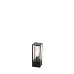 Industriële staande buitenlamp zwart 40 cm IP44 - Charlois, Huis en Inrichting, Lampen | Vloerlampen, Nieuw, Overige stijlen