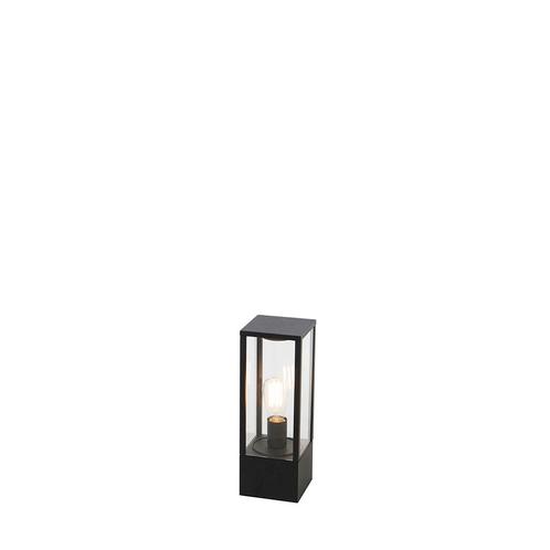 Industriële staande buitenlamp zwart 40 cm IP44 - Charlois, Huis en Inrichting, Lampen | Vloerlampen