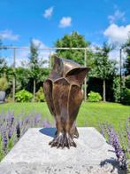 Beeldje, gestilleerde uil - 26 cm - Brons, Antiek en Kunst