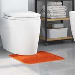 vidaXL Antislip Badmat met Toilet Cut Oranje 50 x 50 cm PP, Verzenden, Nieuw, Oranje