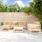 vidaXL 7-delige Loungeset massief grenenhout, Verzenden, Nieuw, 7 zitplaatsen, Loungeset