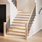 vidaXL Traptreden 16 st 120x30x2 cm onbehandeld massief, Doe-het-zelf en Verbouw, Ladders en Trappen, Verzenden, Nieuw