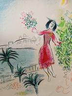 Marc Chagall (1887-1985) - Baie de Nice , Bay of Nice, Antiek en Kunst