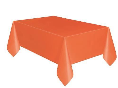 Tafelkleed Oranje - 140 x 274cm, Hobby en Vrije tijd, Feestartikelen, Nieuw, Ophalen of Verzenden