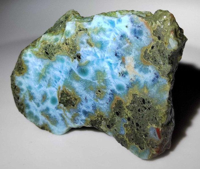 Larimar hoogwaardige kwaliteit - 470 ct AAA ruwe steen -, Verzamelen, Mineralen en Fossielen