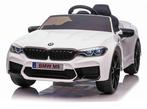 BMW M5, 24V wit, dubb 24V motoren, eva, leder, RC NIEUW!!, Kinderen en Baby's, Nieuw, Ophalen of Verzenden