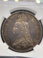 Verenigd Koninkrijk. Victoria. 1 Crown 1887 NGC AU55 (Zonder