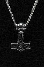 Zilveren Hamer van Thor - 5 ketting hanger, Verzenden, Nieuw