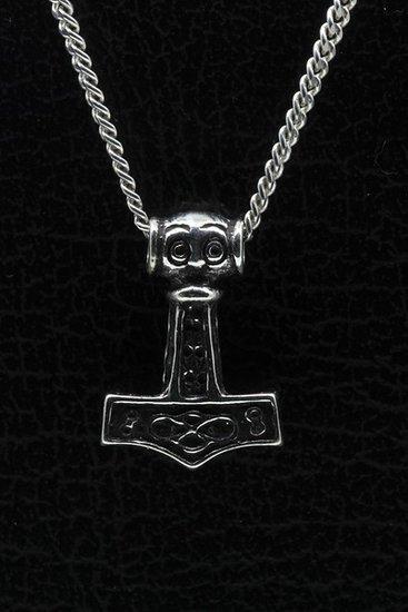 Zilveren Hamer van Thor - 5 ketting hanger, Sieraden, Tassen en Uiterlijk, Kettinghangers, Verzenden