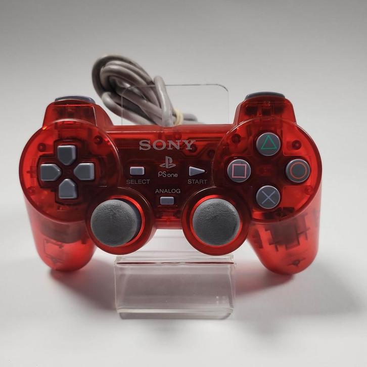 Orginele Sony Transparant Rode Controller Playstation 1, Spelcomputers en Games, Spelcomputers | Sony PlayStation Consoles | Accessoires