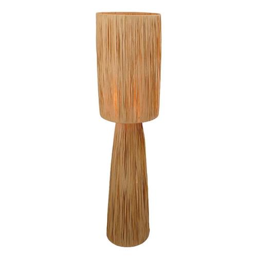 Papieren vloerlamp bruin, Daisy, met schakelaar, Huis en Inrichting, Lampen | Vloerlampen, Nieuw, Metaal, 150 tot 200 cm, Ophalen of Verzenden