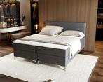 Boxspring met Opbergruimte  – Luxe &amp; Comfort + Topper Nu 699, 200 cm, Modern, 160 cm, Grijs