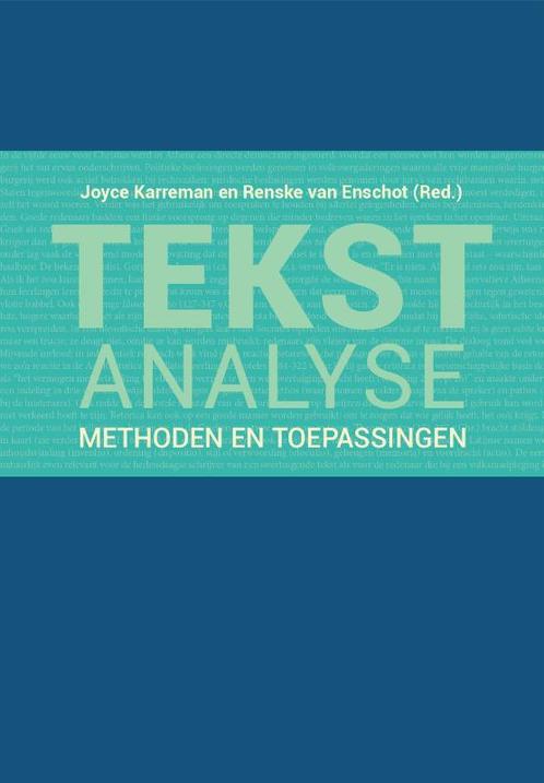 Tekstanalyse 9789023258322, Boeken, Studieboeken en Cursussen, Zo goed als nieuw, Verzenden