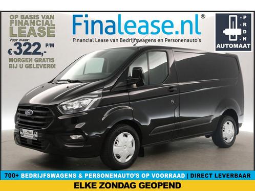 Ford Transit Custom 280 2.0 TDCI L1H1 AUT Airco PDC €322pm, Auto's, Bestelauto's, Lease, Automaat, Diesel, Ford, Zwart, Verzenden