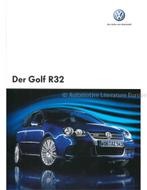 2008 VOLKSWAGEN GOLF R32 BROCHURE DUITS, Boeken, Auto's | Folders en Tijdschriften, Nieuw, Volkswagen, Author