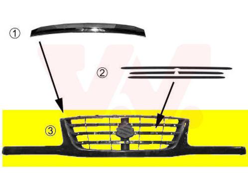 GRILL VOOR SUZUKI GRAND VITARA 1998-2005 7211165D10, Auto diversen, Auto-accessoires, Nieuw, Ophalen of Verzenden