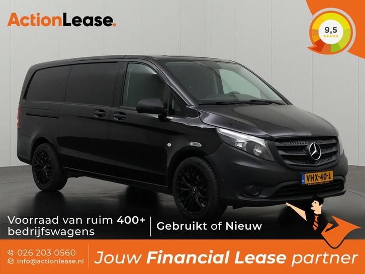 Mercedes Vito Bestelbus L2 H1 2021 Diesel Handgeschakeld, Auto's, Mercedes-Benz, Te koop, Zwart, Handgeschakeld, Financial lease