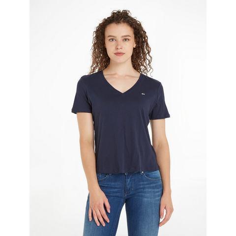 TOMMY JEANS Shirt met V-hals met tommy jeans-merklabel, Kleding | Dames, T-shirts, Nieuw, Verzenden