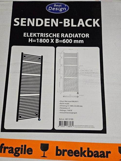 Best Design Senden elektrische radiator 180 x 60cm 1160, Doe-het-zelf en Verbouw, Sanitair, Overige typen, Nieuw, Ophalen of Verzenden