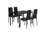 Veiling - Diningset / Eetkamerset Dalya - 4 Eetkamerstoelen, Huis en Inrichting, Tafels | Eettafels, Nieuw