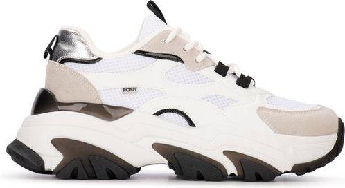 POSH by Poelman POLLY Dames Sneakers - Grijs Met Combinatie, Kleding | Dames, Schoenen, Nieuw, Verzenden