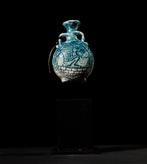 Het oude Egypte, Faience Pelgrim flesje fles - 5 cm