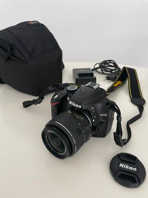 Nikon D3200 + AF-S NIKKOR 18-55mm 1:3.5-5.6 G II DX VR, Audio, Tv en Foto, Fotocamera's Digitaal