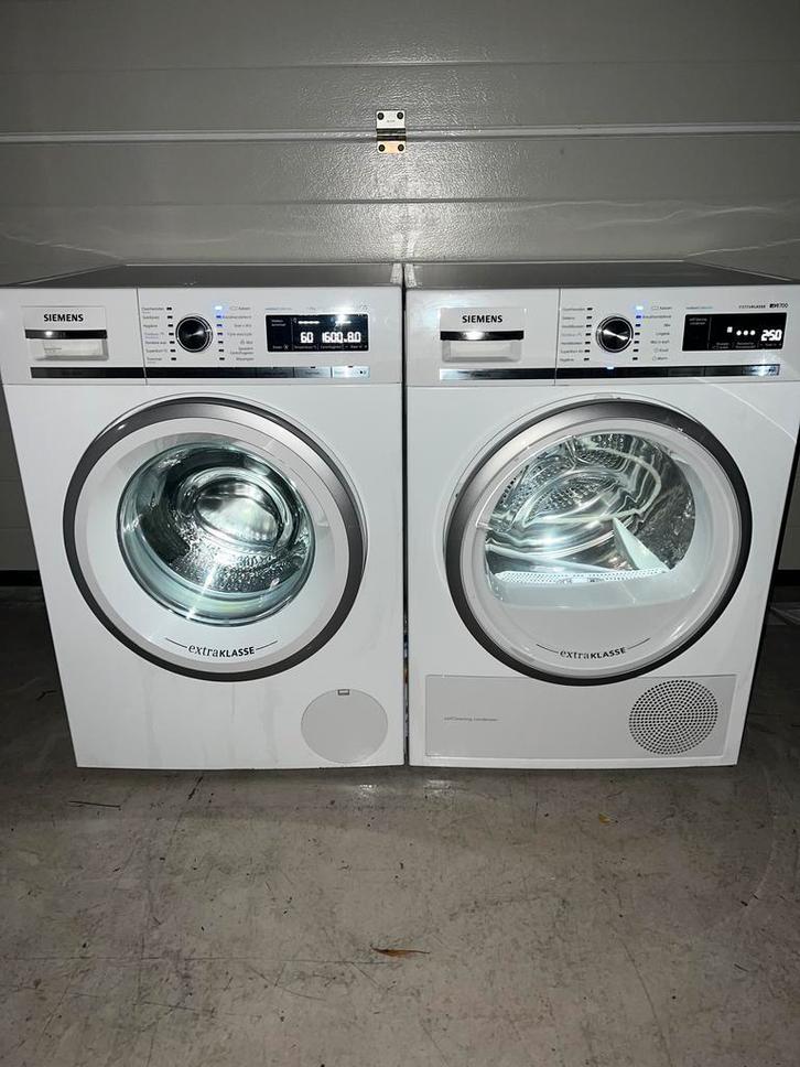 Gave Siemens 9KG Wasmachine Siemens 9KG Warmtepompdroger!, Witgoed en Apparatuur, Wasmachines, Minder dan 85 cm, 1600 toeren of meer