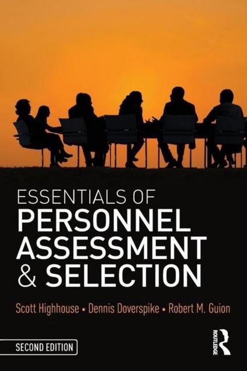 9781138914599 Essentials of Personnel Assessment and Sele..., Boeken, Schoolboeken, Zo goed als nieuw, Verzenden