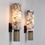 Marmeren Wandlamp – Luxe Moderne LED Sfeerverlichting Binnen, Huis en Inrichting, Lampen | Wandlampen, Verzenden, Nieuw