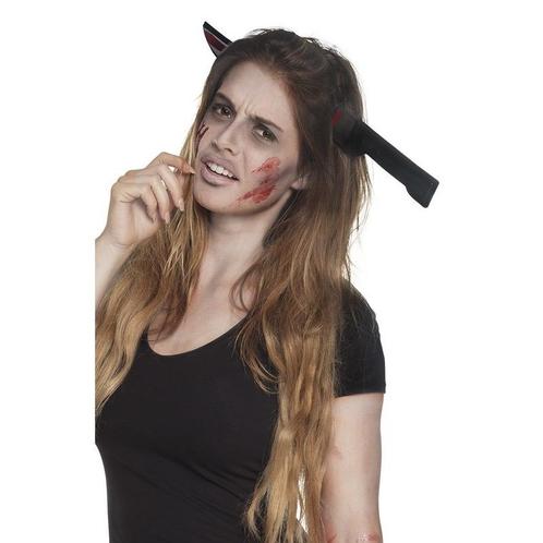 Halloween stekende mes haarband - Diadeems, Hobby en Vrije tijd, Feestartikelen, Ophalen of Verzenden