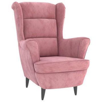 Fauteuil fluweel roze LEEGVERKOOP beschikbaar voor biedingen