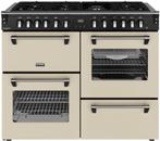 Stoves Richmond 110 DF gas fornuis - creme -110 cm. breed, Witgoed en Apparatuur, Fornuizen, Verzenden, 60 cm of meer, Nieuw, Energieklasse A of zuiniger