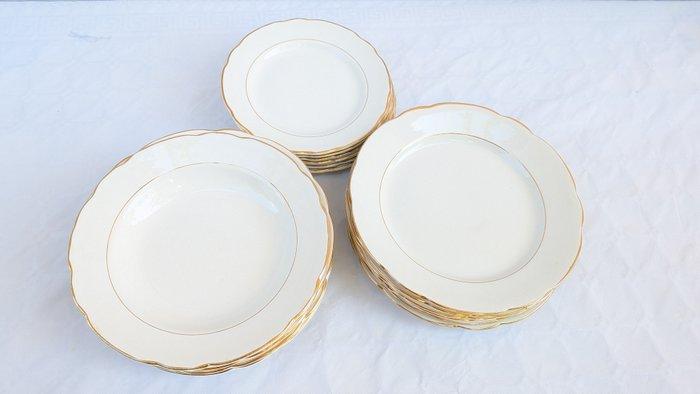 Richard Ginori - Tafelservies voor 6 (18) - Porselein, Antiek en Kunst, Antiek | Meubels | Tafels
