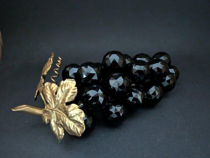 Swarovski - Beeld, Swarovski zwarte druiventros - zeldzaam -, Antiek en Kunst, Curiosa en Brocante