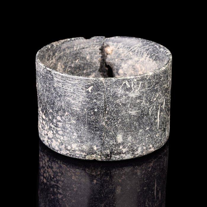 Bactrian Schist cilindervormige kom (Zonder Minimumprijs), Antiek en Kunst, Antiek | Overige Antiek