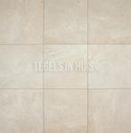 Vloertegel wandtegel pietrastone tan beige 120x120, Ophalen, Keramiek, Nieuw, 10 m² of meer