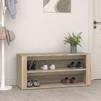 vidaXL Schoenenrek 100x35x45 cm bewerkt hout sonoma, Verzenden, Nieuw