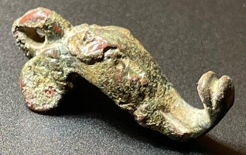 Oud-Romeins Brons Extreem zeldzaam, amulet-hanger in de vorm, Sieraden, Tassen en Uiterlijk, Antieke sieraden
