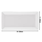 GGM Gastro | (6 stuks) MAYA - Bord - 330x180mm - Wit |, Verzenden, Nieuw