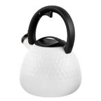 Altom Design Logan fluitketel RVS mat wit 2.7 Liter - ook, Ophalen of Verzenden, Nieuw