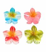 Haarspeld Klemmen Set XL Bloem Lelie 8cm Trio Kleuren, Nieuw