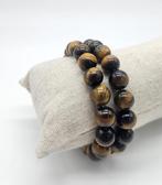 Tijgeroog armband 10mm, Ophalen of Verzenden, Nieuw