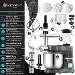 KESSER® 3-in-1 keukenmachine - Kneedmachine - 5,5L - Antraci, Witgoed en Apparatuur, Eierkokers, Verzenden, Nieuw