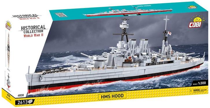 COBI WW2 4830 HMS Hood (Leger bouwsets, Modelbouwsets), Kinderen en Baby's, Speelgoed | Bouwstenen, Nieuw, Verzenden